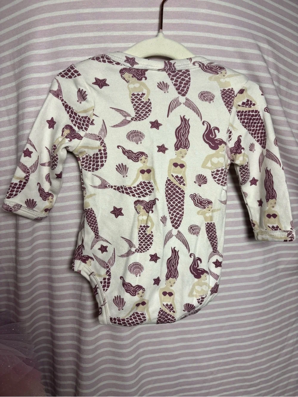 Kate Quinn Purple Mermaid Sleep Gown and Matching Onesie